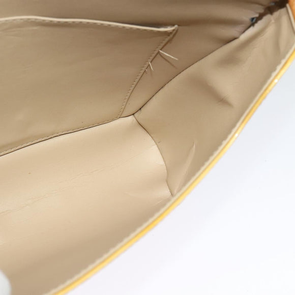 LOUIS VUITTON Monogram Vernis Thompson Street Bag Beige M91301 LV Auth 123678