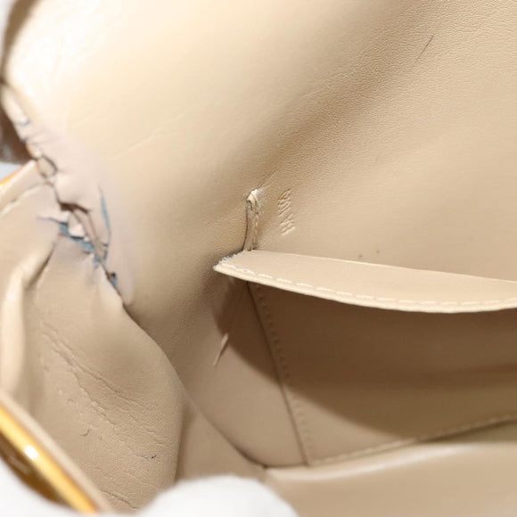 LOUIS VUITTON Monogram Vernis Thompson Street Bag Beige M91301 LV Auth 123678