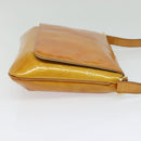 LOUIS VUITTON Monogram Vernis Thompson Street Bag Beige M91301 LV Auth 123678-4