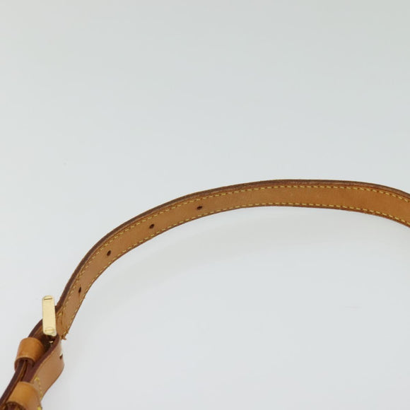 LOUIS VUITTON Monogram Vernis Thompson Street Bag Beige M91301 LV Auth 123678