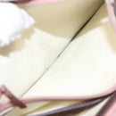 CHANEL Matelasse 2.25 Chain Wallet Shoulder Bag Leather Pink CC Auth 123687-26