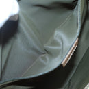 Christian Dior Trotter Canvas Hand Bag Khaki Gold Auth 123689-20