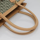 Christian Dior Trotter Canvas Hand Bag Khaki Gold Auth 123689-7