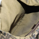 FENDI Zucca Canvas Hand Bag Brown Black Auth 123696V-10