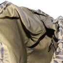 FENDI Zucca Canvas Hand Bag Brown Black Auth 123696V-18