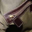 FENDI Zucca Canvas Hand Bag Brown Black Auth 123696V-20