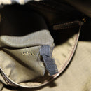 FENDI Zucca Canvas Hand Bag Brown Black Auth 123696V-11