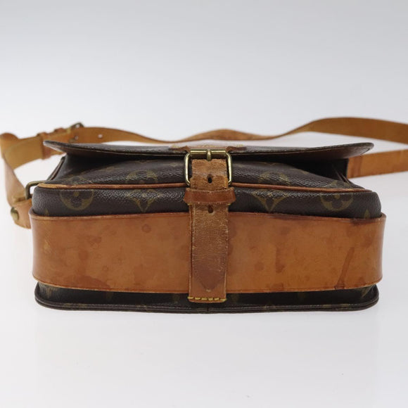 LOUIS VUITTON Monogram Cartouchiere MM Shoulder Bag M51253 LV Auth 123706