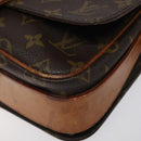 LOUIS VUITTON Monogram Cartouchiere MM Shoulder Bag M51253 LV Auth 123706-15