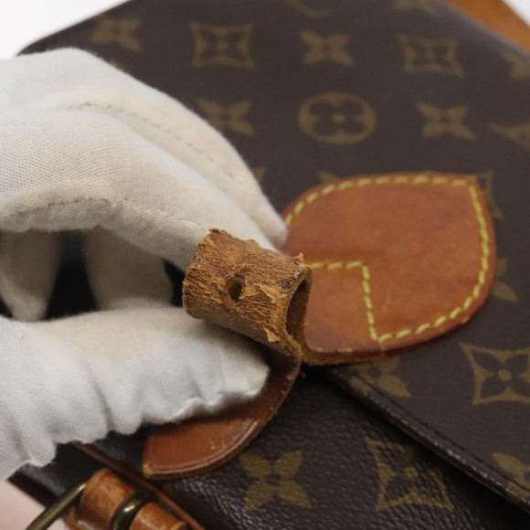 LOUIS VUITTON Monogram Cartouchiere MM Shoulder Bag M51253 LV Auth 123706