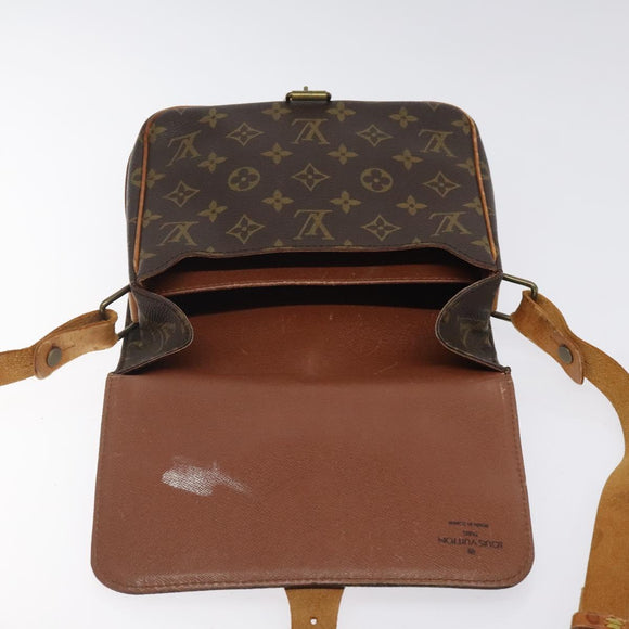 LOUIS VUITTON Monogram Cartouchiere MM Shoulder Bag M51253 LV Auth 123706