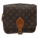 LOUIS VUITTON Monogram Cartouchiere MM Shoulder Bag M51253 LV Auth 123706-13