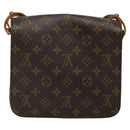 LOUIS VUITTON Monogram Cartouchiere MM Shoulder Bag M51253 LV Auth 123706-2