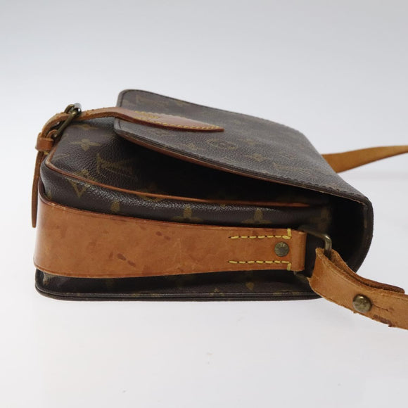 LOUIS VUITTON Monogram Cartouchiere MM Shoulder Bag M51253 LV Auth 123706