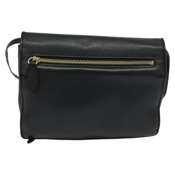 BURBERRY Nova Check Shoulder Bag Canvas Leather Beige Gold Auth 123713