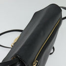 BURBERRY Nova Check Shoulder Bag Canvas Leather Beige Gold Auth 123713-6