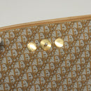 Christian Dior Trotter Canvas Chain Shoulder Bag Beige Gold Auth 123721-10