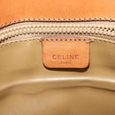 CELINE Macadam Canvas Shoulder Bag PVC Leather Brown Gold Auth 123725-18