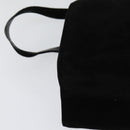 Salvatore Ferragamo Shoulder Bag Suede Gold Black Auth 123733-15