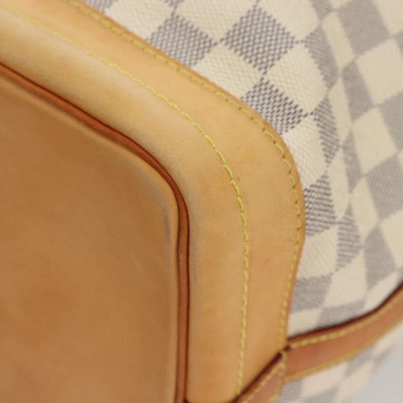 LOUIS VUITTON Damier Azur Noe Shoulder Bag N42222 LV Auth 123746