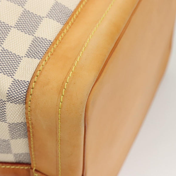 LOUIS VUITTON Damier Azur Noe Shoulder Bag N42222 LV Auth 123746