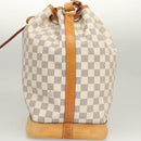 LOUIS VUITTON Damier Azur Noe Shoulder Bag N42222 LV Auth 123746-3