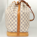 LOUIS VUITTON Damier Azur Noe Shoulder Bag N42222 LV Auth 123746-4