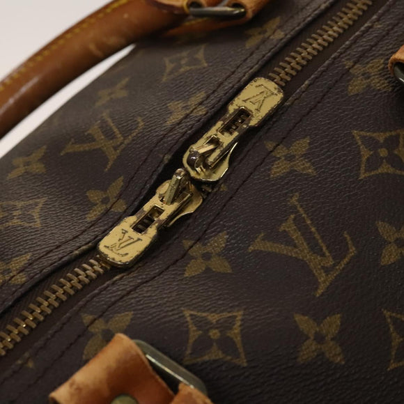 LOUIS VUITTON Monogram Keepall 60 Boston Bag M41422 LV Auth 123752
