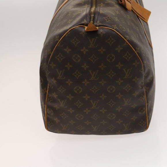 LOUIS VUITTON Monogram Keepall 60 Boston Bag M41422 LV Auth 123752