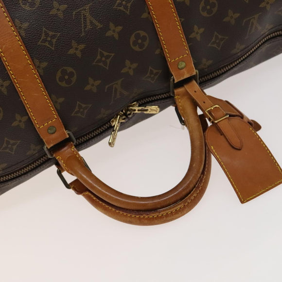 LOUIS VUITTON Monogram Keepall 60 Boston Bag M41422 LV Auth 123752