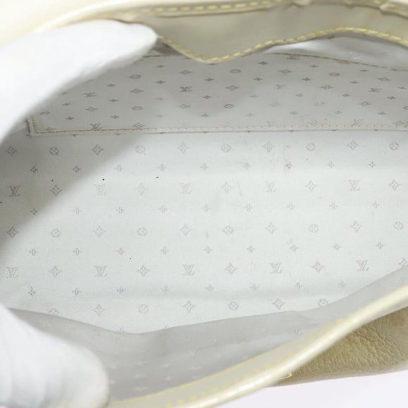 LOUIS VUITTON Suhari Resensual Shoulder Bag White M95845 LV Auth 123753