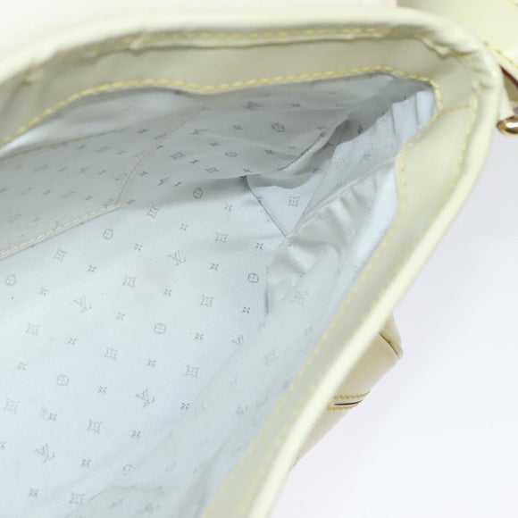 LOUIS VUITTON Suhari Resensual Shoulder Bag White M95845 LV Auth 123753
