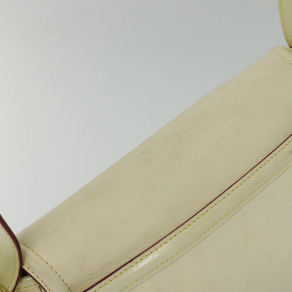 LOUIS VUITTON Suhari Resensual Shoulder Bag White M95845 LV Auth 123753