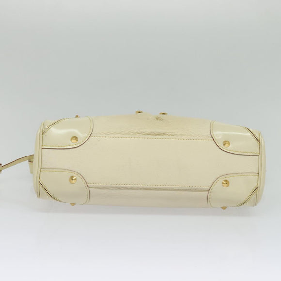 LOUIS VUITTON Suhari Resensual Shoulder Bag White M95845 LV Auth 123753