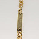 Salvatore Ferragamo Chain Shoulder Bag Satin Beige Gold Auth 123765-10