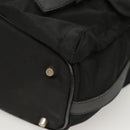 PRADA Shoulder Bag Nylon Black Gold Auth 123769-14