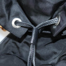 PRADA Shoulder Bag Nylon Black Gold Auth 123769-22