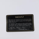 CHANEL Matelasse Fringe Pouch Satin Black Gold CC Auth 123782-11