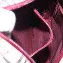 BURBERRY Nova Check Shoulder Bag Canvas Beige Gold Auth 123788-19