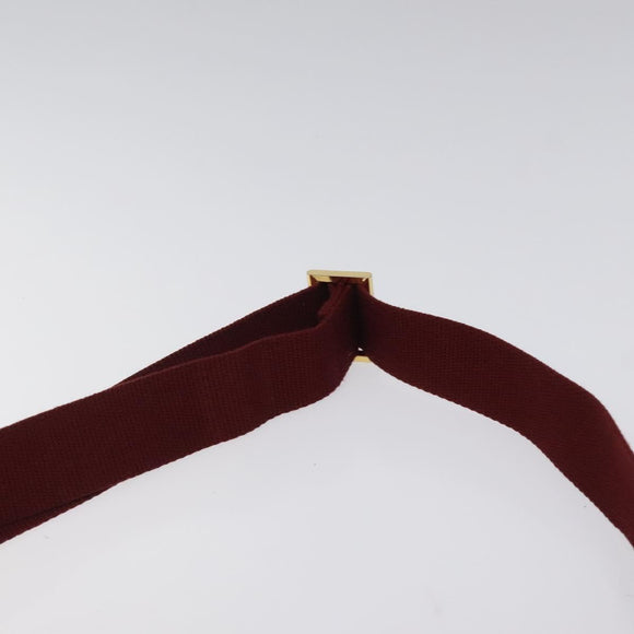 BURBERRY Nova Check Shoulder Bag Canvas Beige Gold Auth 123788