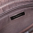 BURBERRY Nova Check Shoulder Bag Canvas Beige Silver Auth 123791-11