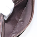 BURBERRY Nova Check Shoulder Bag Canvas Beige Silver Auth 123791-20