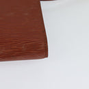 LOUIS VUITTON Epi Arsch Shoulder Bag 2Way Brown M52573 LV Auth 123793-18