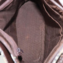 BURBERRY Nova Check Shoulder Bag Canvas Beige Gold Auth 123802-12