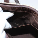 BURBERRY Nova Check Shoulder Bag Canvas Beige Gold Auth 123802-19