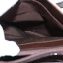 BURBERRY Nova Check Shoulder Bag Canvas Beige Gold Auth 123802-20