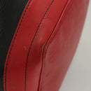 LOUIS VUITTON Epi Noe Shoulder Bag Bicolor Black Red M44017 LV Auth 123803-9