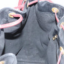 LOUIS VUITTON Epi Noe Shoulder Bag Bicolor Black Red M44017 LV Auth 123803-21