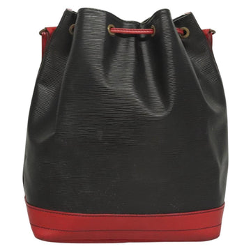 LOUIS VUITTON Epi Noe Shoulder Bag Bicolor Black Red M44017 LV Auth 123803 - 0
