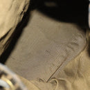 FENDI Zucca Canvas Backpack Black Brown gold Auth 123804-21